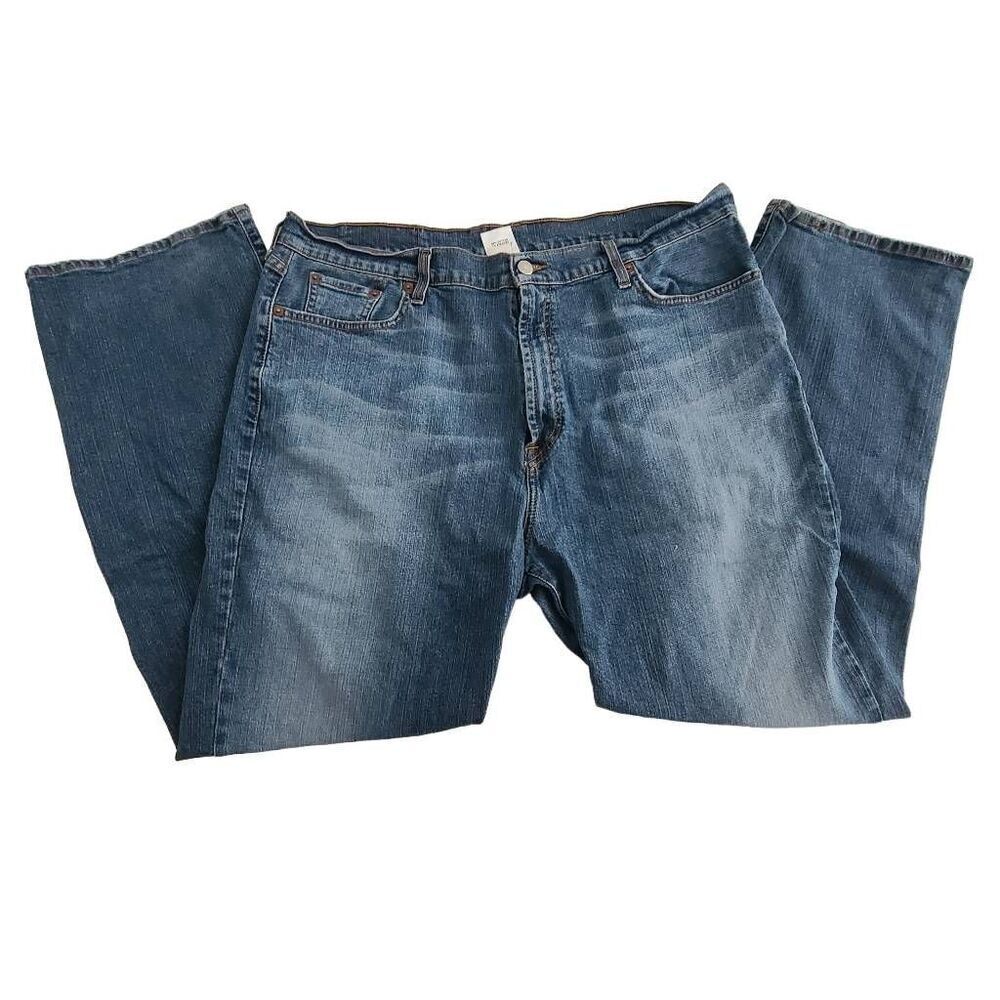 Lucky Brand Men's Dungarees Whiskered Short Length Classic Fit Jeans Size 38